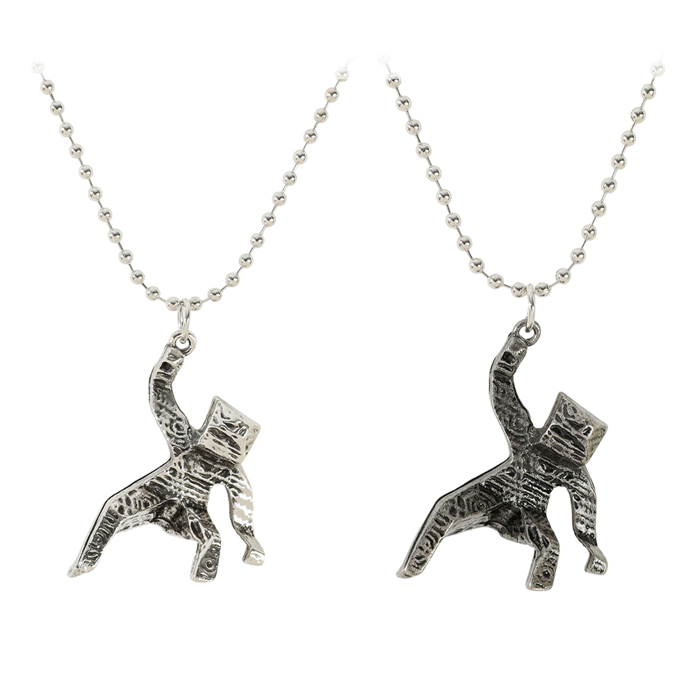Men Accessories Necklace - Naszyjnik z zawieszką 3D Xenon Rock
