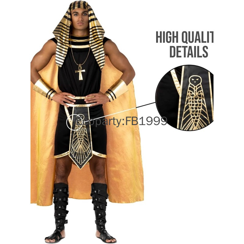 Men Accessories Egypt - Nowy Męski Egipski Kostium Króla Egiptu