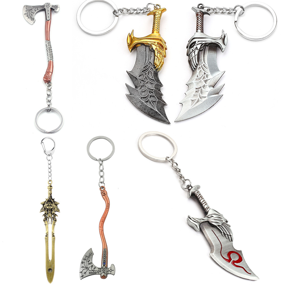 Men Accessories Necklace - Brelok do kluczy z mieczem Krata