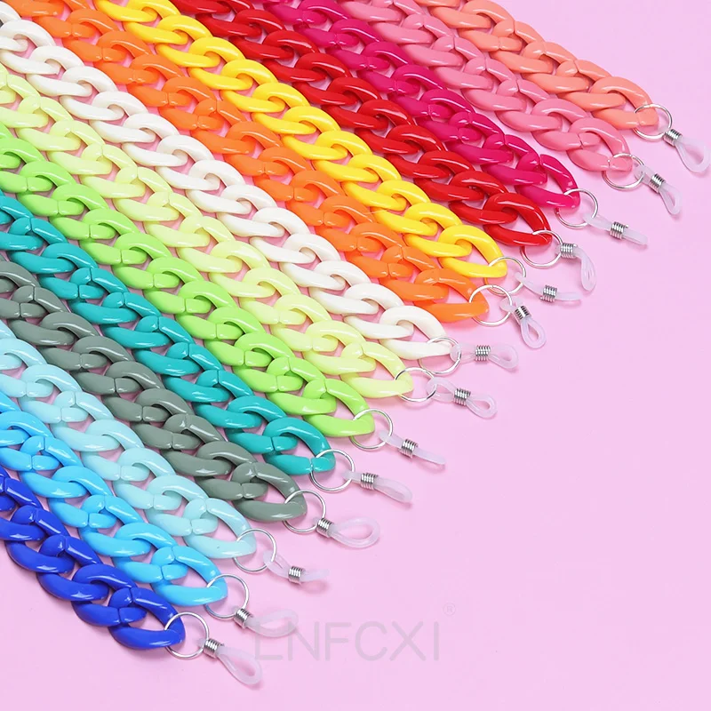 Men Accessories Neck Chain - JNPCXI moda akrylowe okulary przeciwsłoneczne łańcuszki