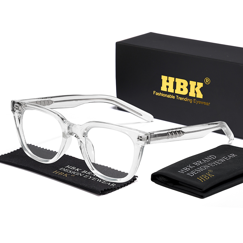 Men Accessories Tips - Oprawki okularów kwadratowych HBK Fashion męskie