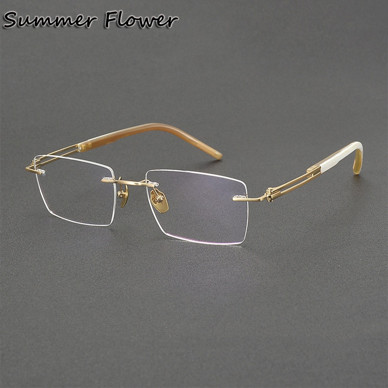 Men Accessories Tips - Okulary bezramkowe 150 mm z czystego