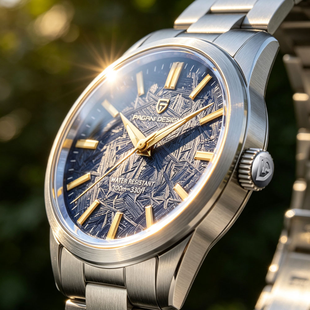 Men Accessories Jewelry - Zegarek męski PAGANI DESIGN 40MM kwarcowy