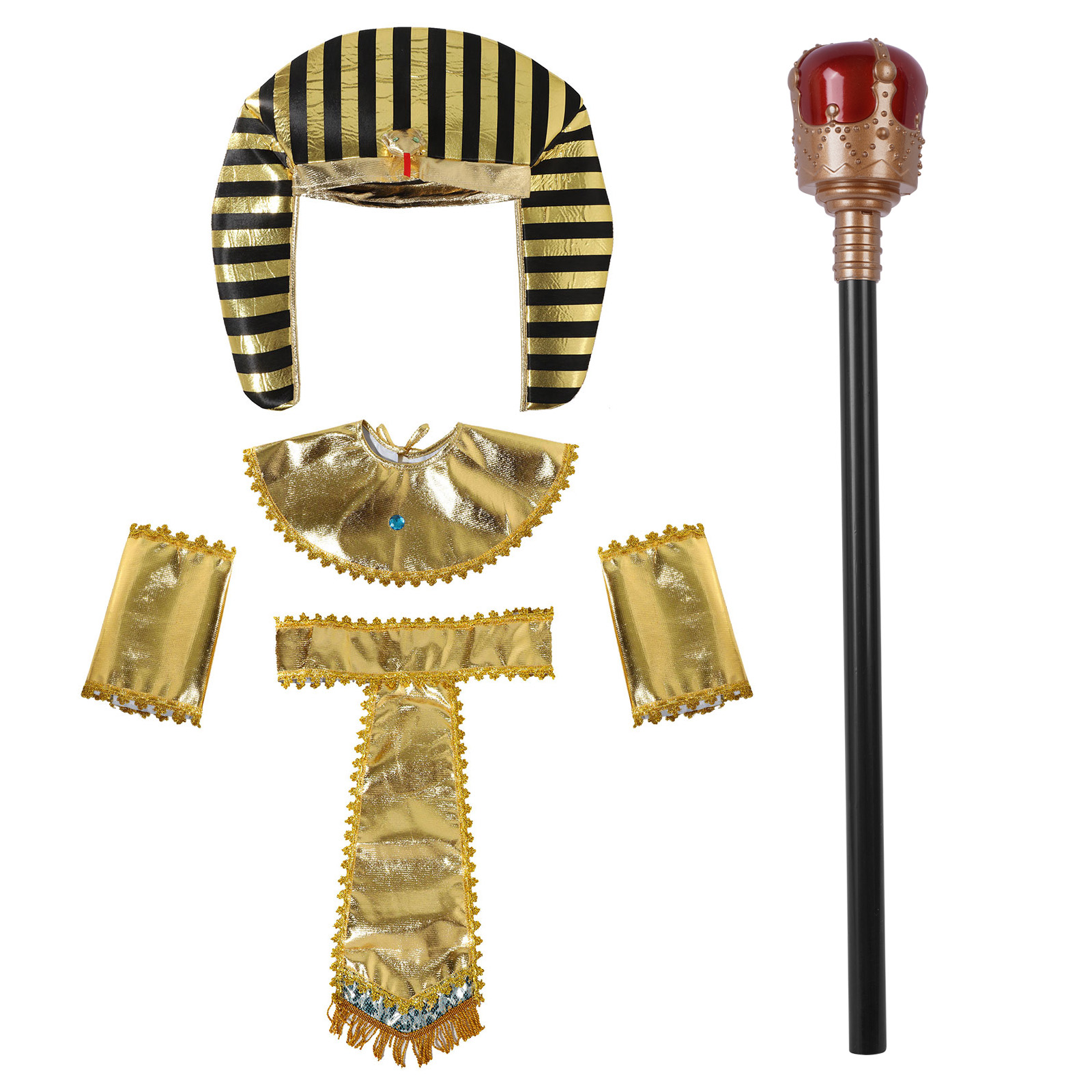 Men Accessories Egypt - Masquerade kobiety mężczyźni Cosplay egipt król