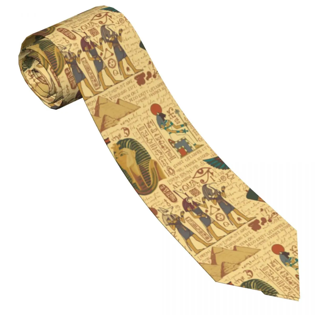 Men Accessories Egypt - Casual Arrowhead Skinny Ancient Egypt Theme