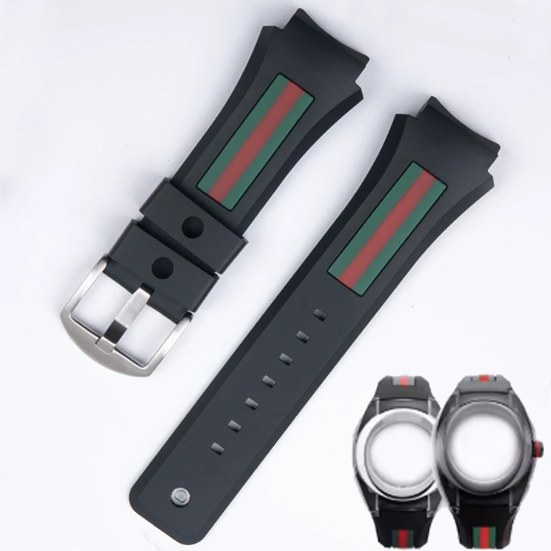Men'S Accessories Gucci - Akcesoria do zegarków Gucci YA137/YA137107A, gumowy