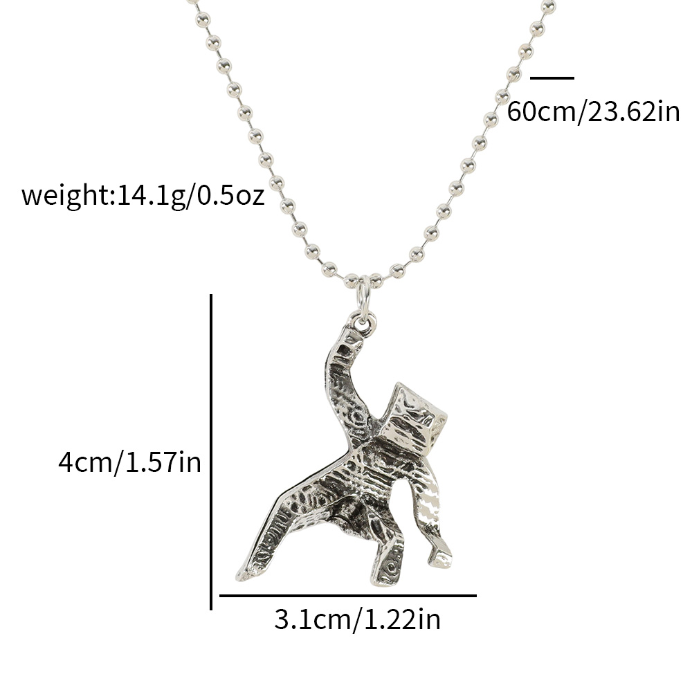 Naszyjnik z zawieszką 3D Xenon – Men Accessories Necklace recenzja i cena