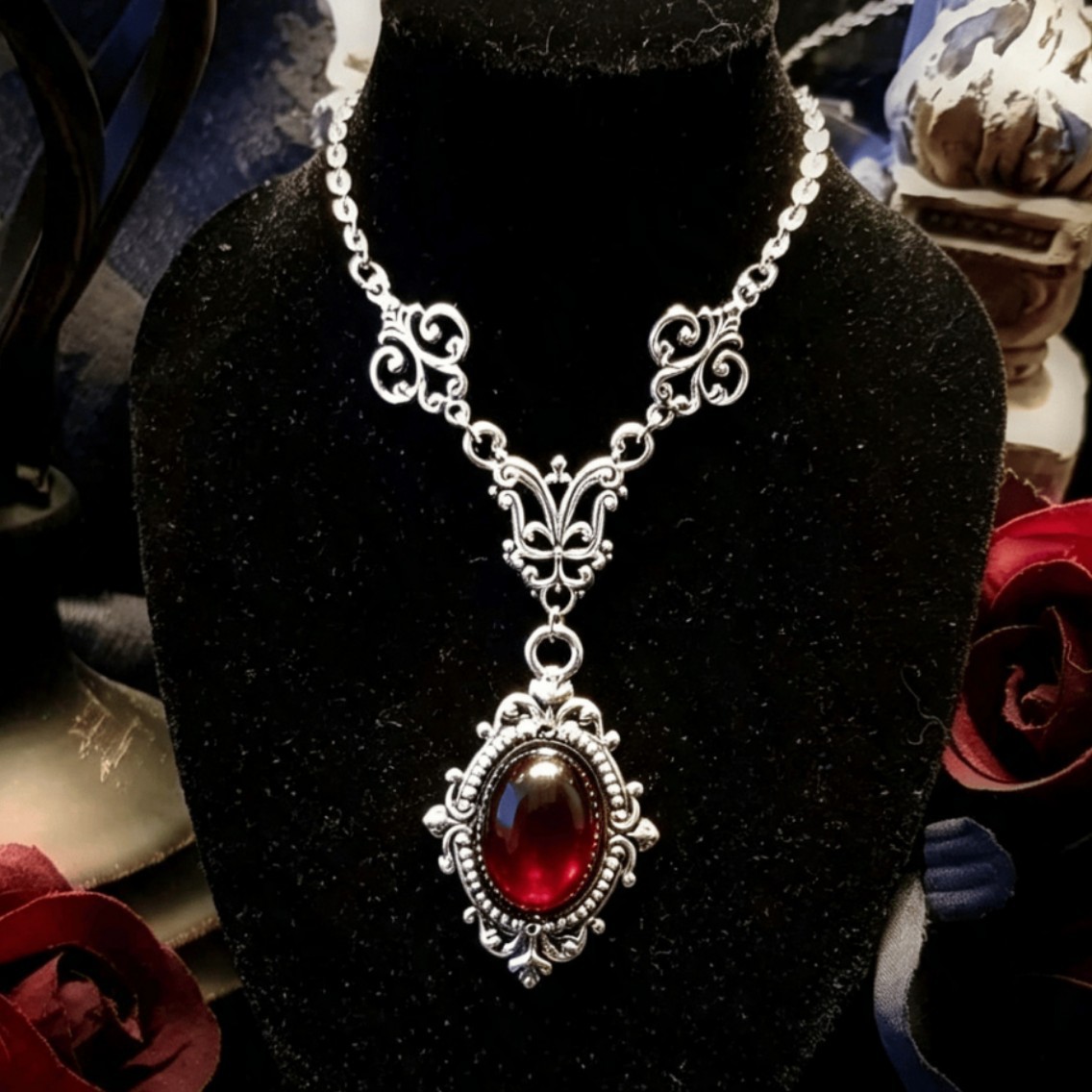 Naszyjnik z kameą wampira, Kam – Men'S Victorian Accessories recenzja i cena