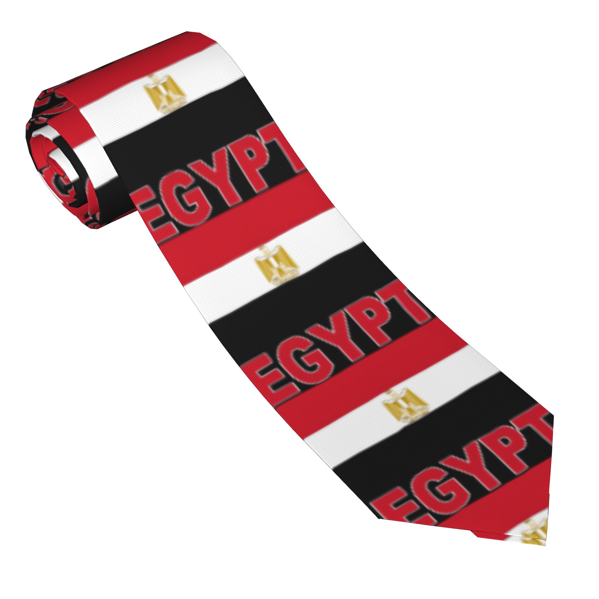 Krawat z motywem egipskiej fla – Men Accessories Egypt recenzja i cena