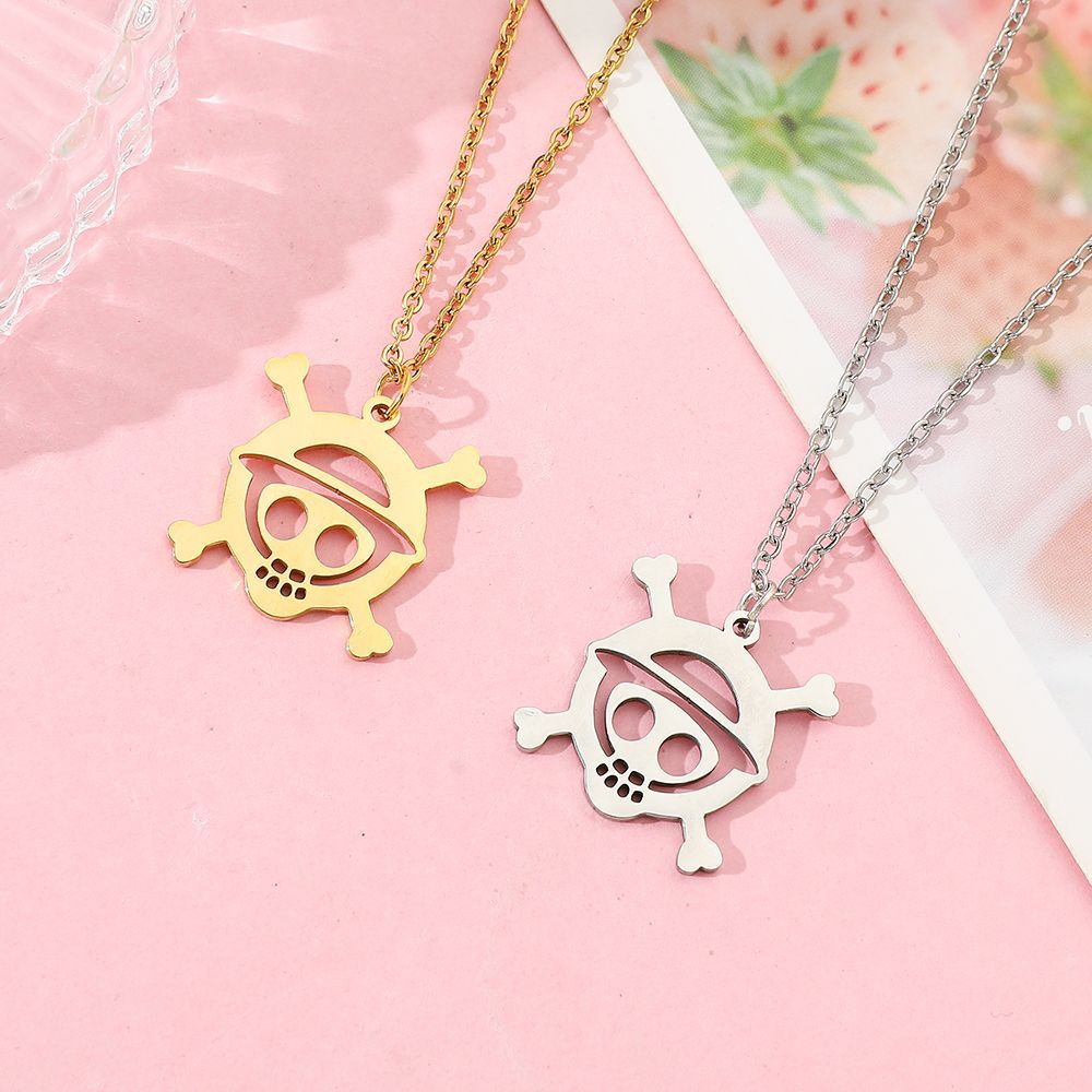 Anime Czaszka Stop Metalu Pust – Men Accessories Necklace recenzja i cena