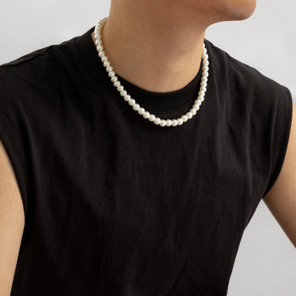 Prosty krótki naszyjnik z kora – Men Accessories Neck Chain recenzja i cena