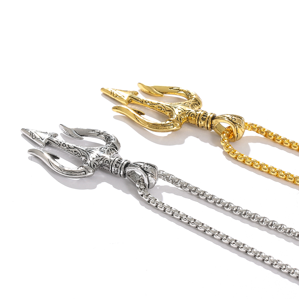 Punk Vintage Neptune trójząb n – Men Accessories Neck Chain recenzja i cena