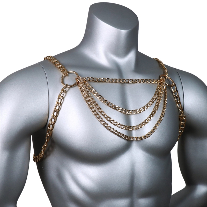 Męski seksowny metalowy łańcus – Mens Accessories Style recenzja i cena