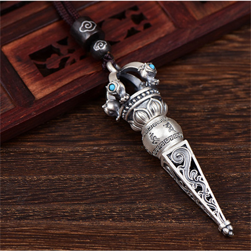 Sześcioznakowa prawda Vajra tł – Men Accessories Neck Chain recenzja i cena