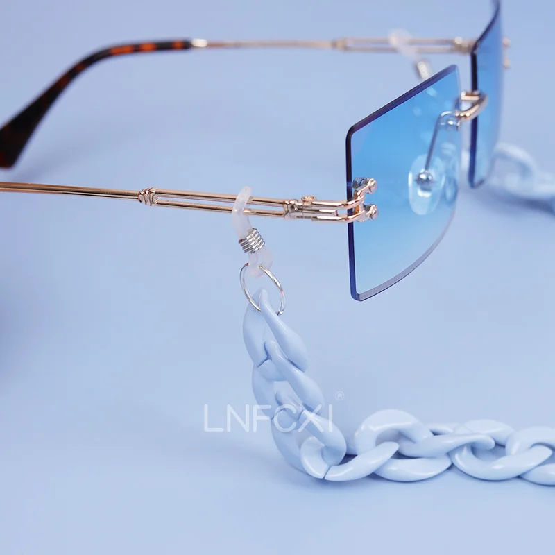 JNPCXI moda akrylowe okulary p – Men Accessories Neck Chain recenzja i cena