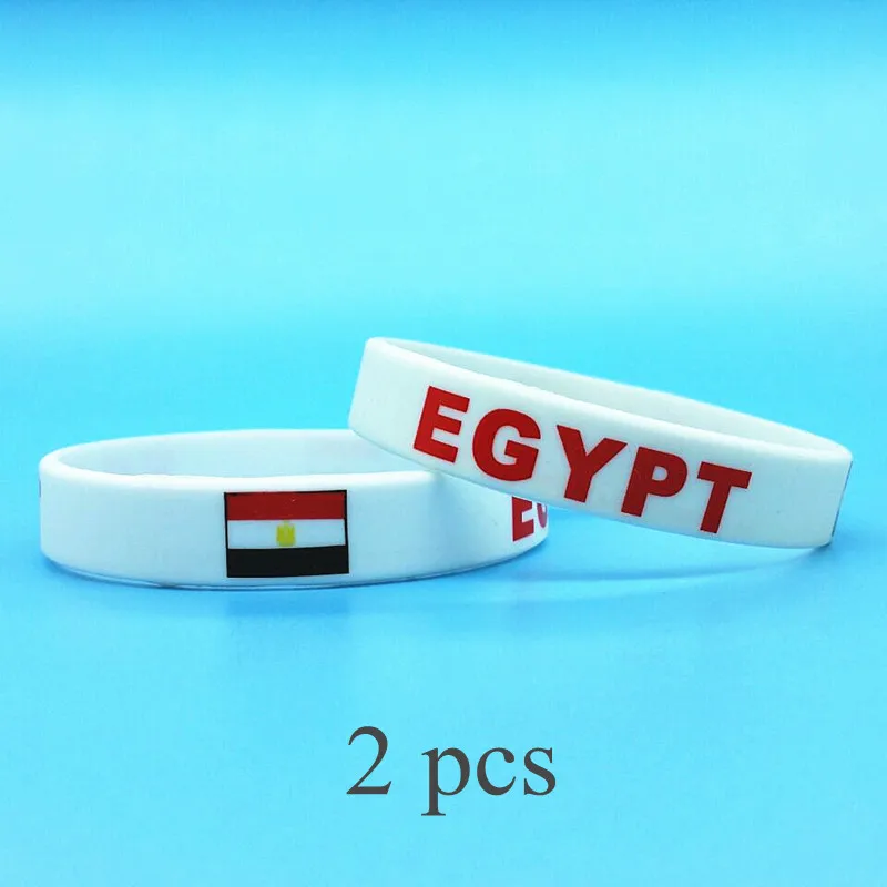 2pcs Egypt Flag Silicone Brace – Men Accessories Egypt recenzja i cena