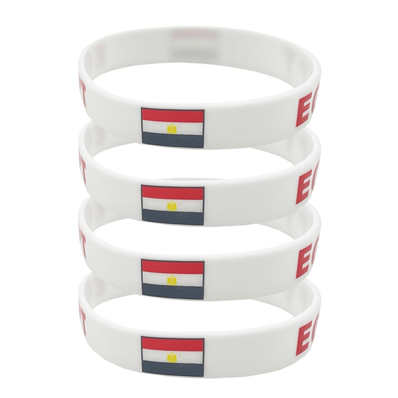 2pcs Egypt Flag Silicone Brace – Men Accessories Egypt recenzja i cena
