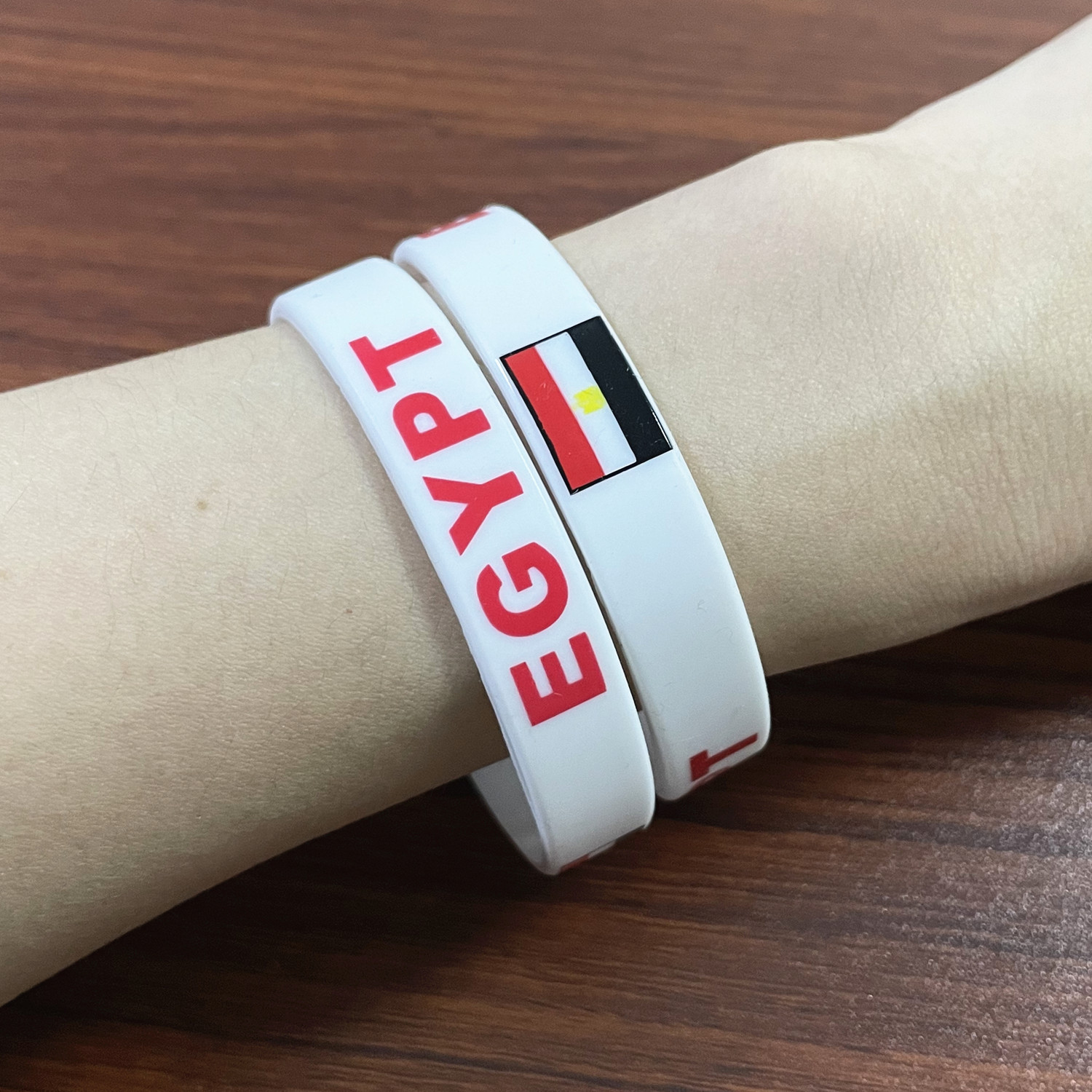 2pcs Egypt Flag Silicone Brace – Men Accessories Egypt recenzja i cena