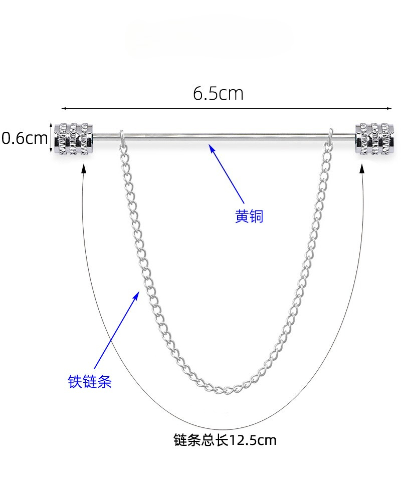 Nowa męska broszka do koszuli, – Men Accessories Jewelry recenzja i cena